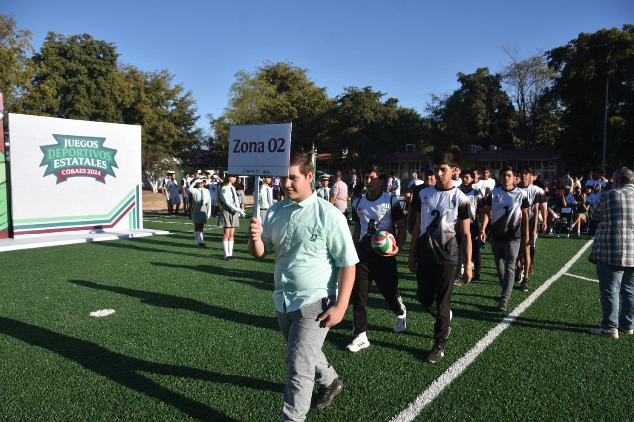 $!Inauguran autoridades los Juegos Deportivos Estatales Cobaes 2024
