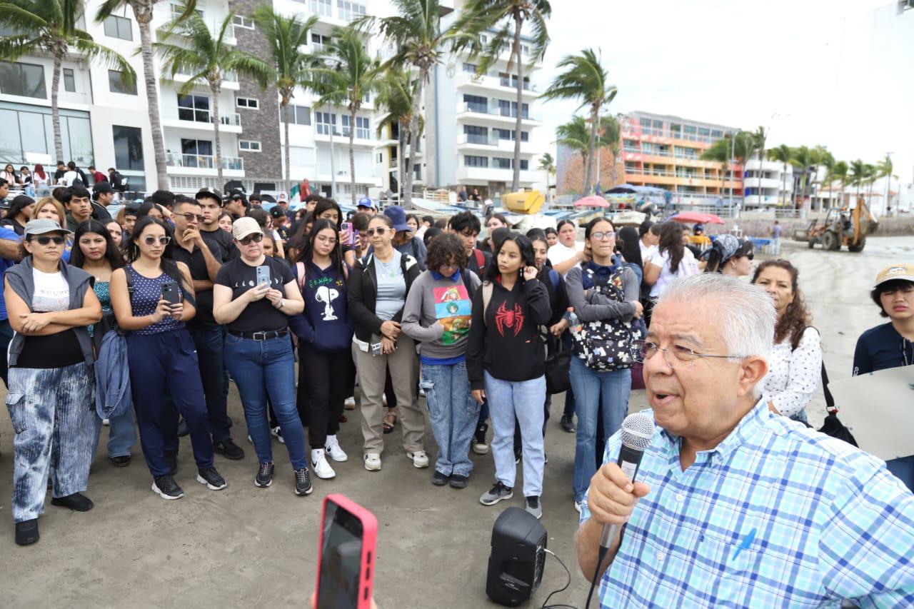 $!Playa Norte es la bahía más contaminada de Mazatlán, revela estudio de Facimar