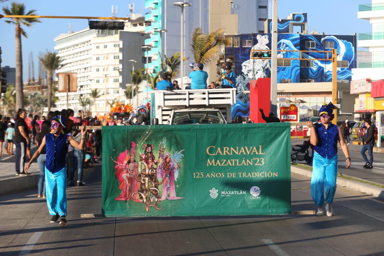 $!Con gran participación celebran segunda manifestación del Carnaval de Mazatlán