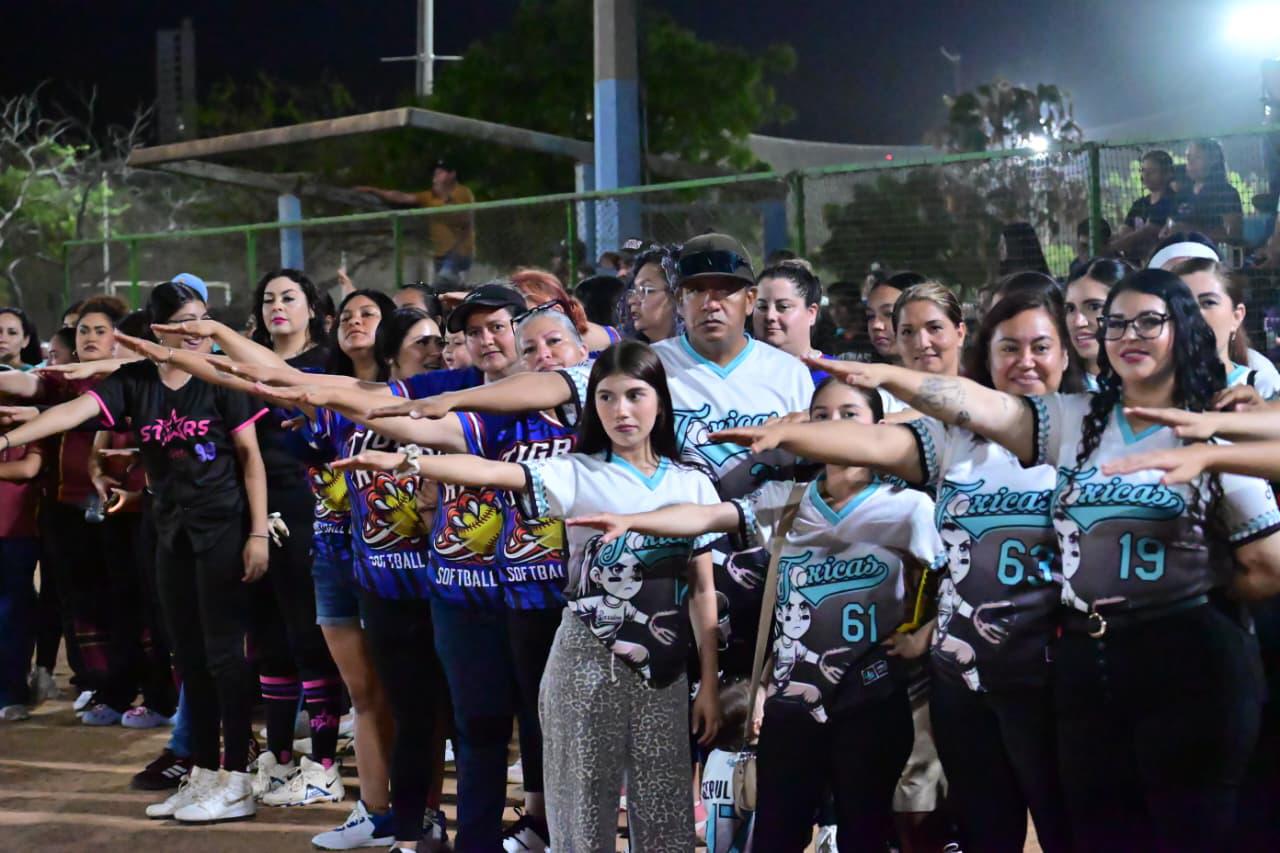 $!Inaugura Liga Quintero la sexta edición de la Liga de Softbol Femenil