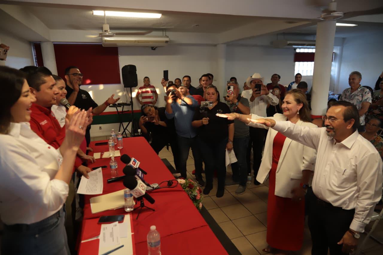 $!Maribel Chollet asume la dirigencia del PRI en Mazatlán con el reto de revitalizar al partido