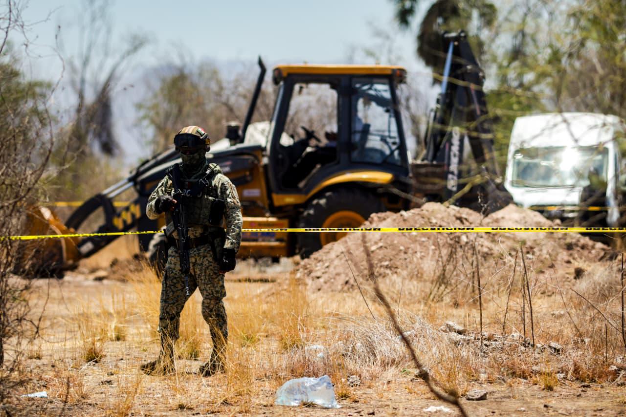 $!Hallan esqueleto humano en fosas clandestinas de zona rural en Mocorito