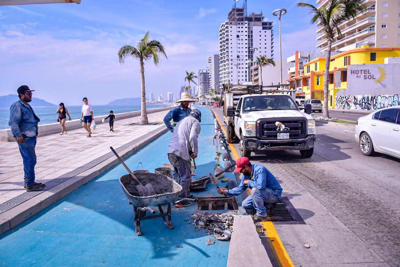 $!Servicios Públicos solo da mantenimiento a zona turística de Mazatlán