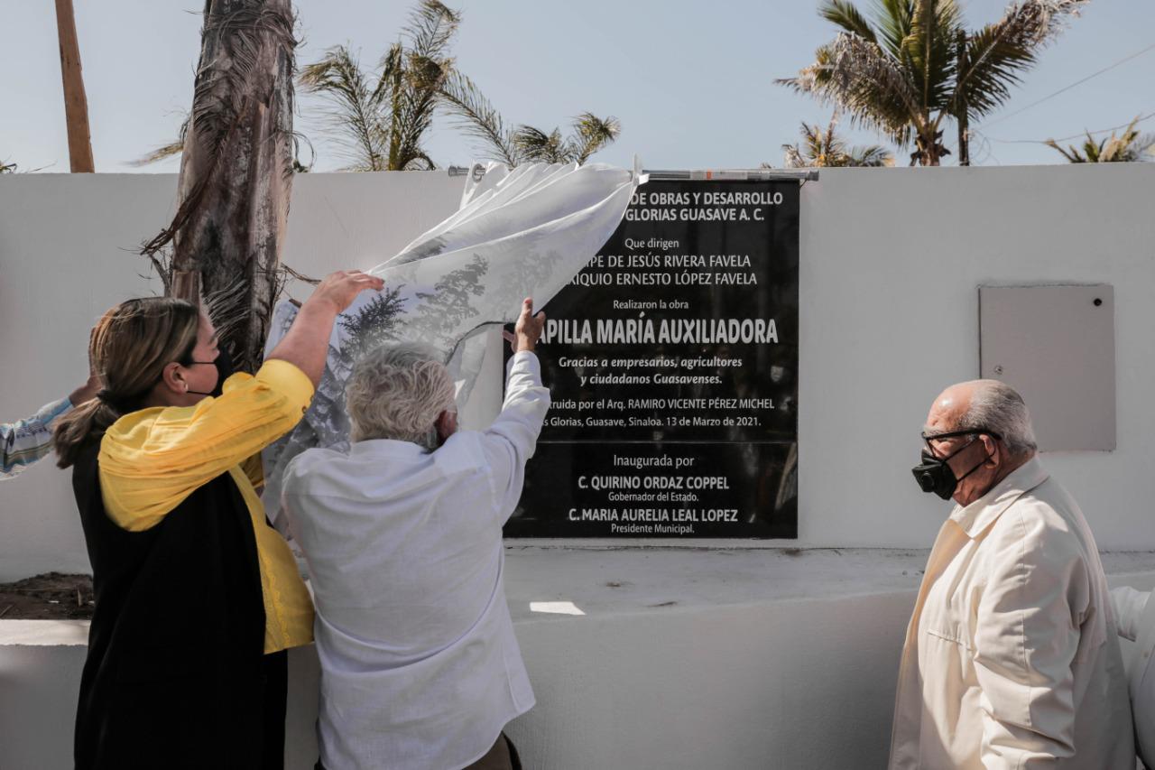 $!Playa Las Glorias tiene nuevo atractivo; rescatan capilla de la Virgen