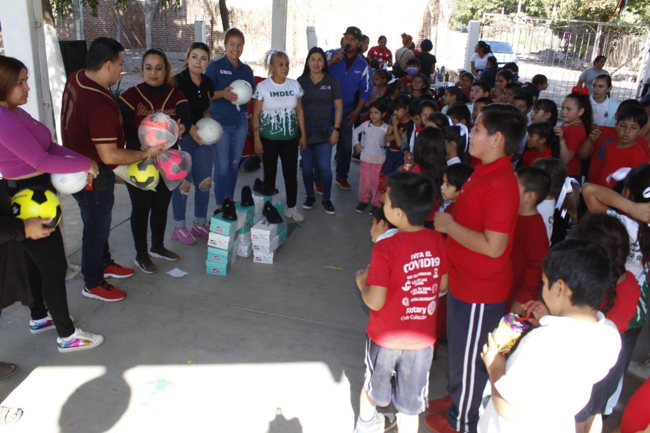 $!Lleva Imdec su Jornada Deportiva y activación física a primaria en La Piedrera