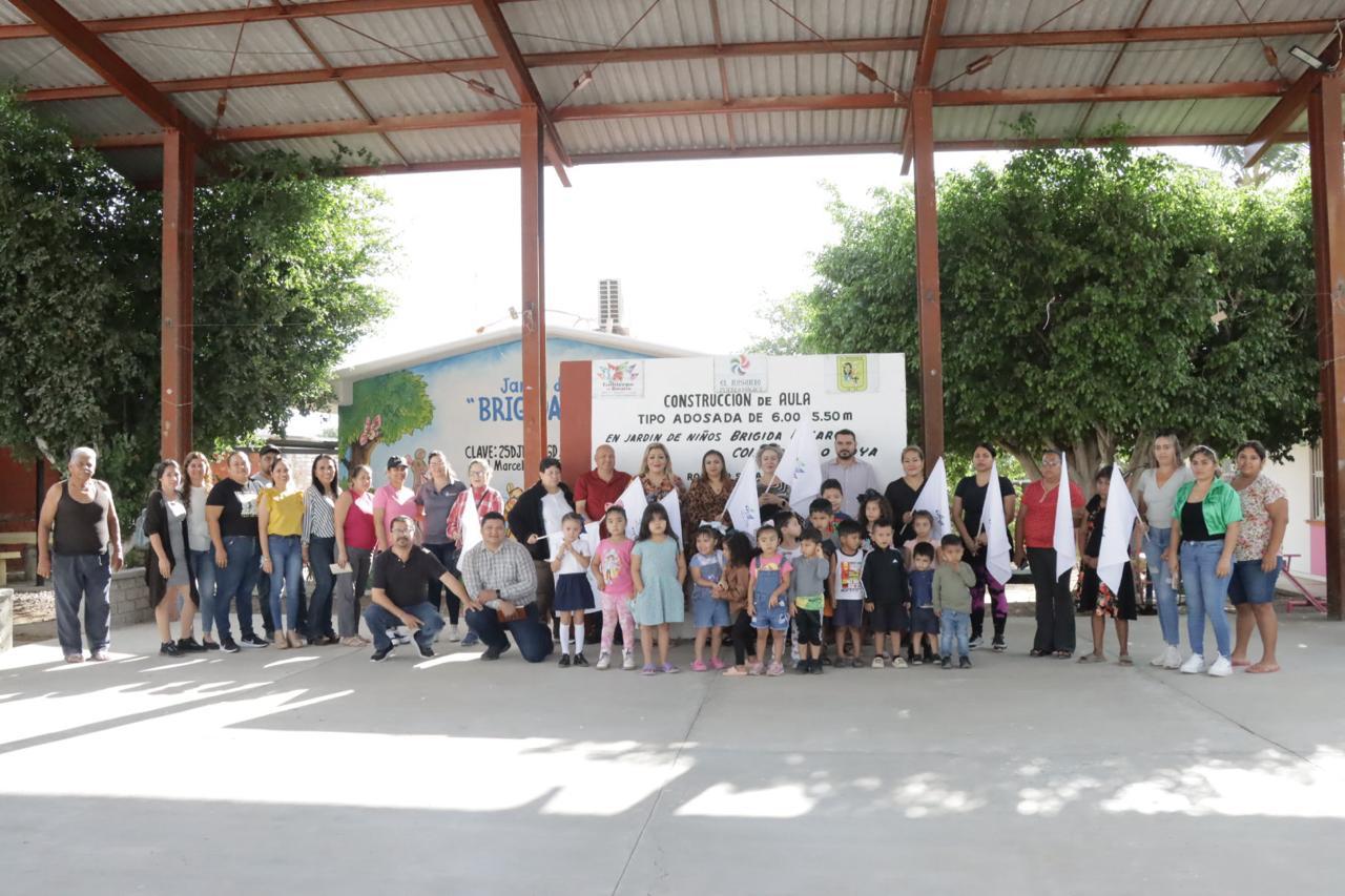 $!Anuncia Alcaldesa de Rosario construcción de aula para Jardín de Niños ‘Brígida Alfaro’