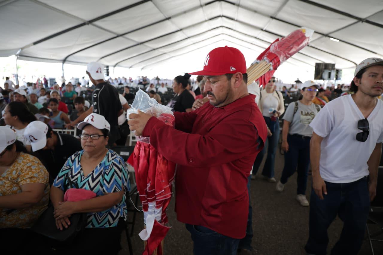 $!Simpatizantes y trabajadores de gobierno se congregan en Culiacán para evento de Sheinbaum
