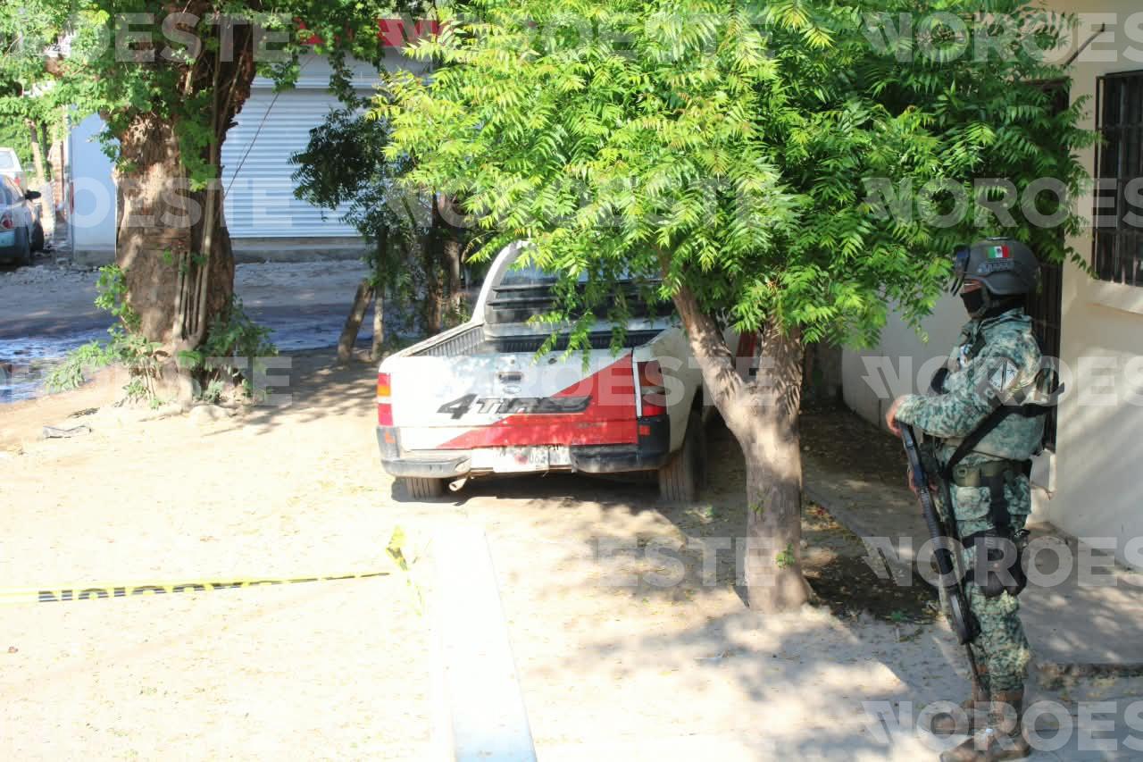 $!Asesinan a balazos a una mujer en la colonia 5 de Febrero, en Culiacán