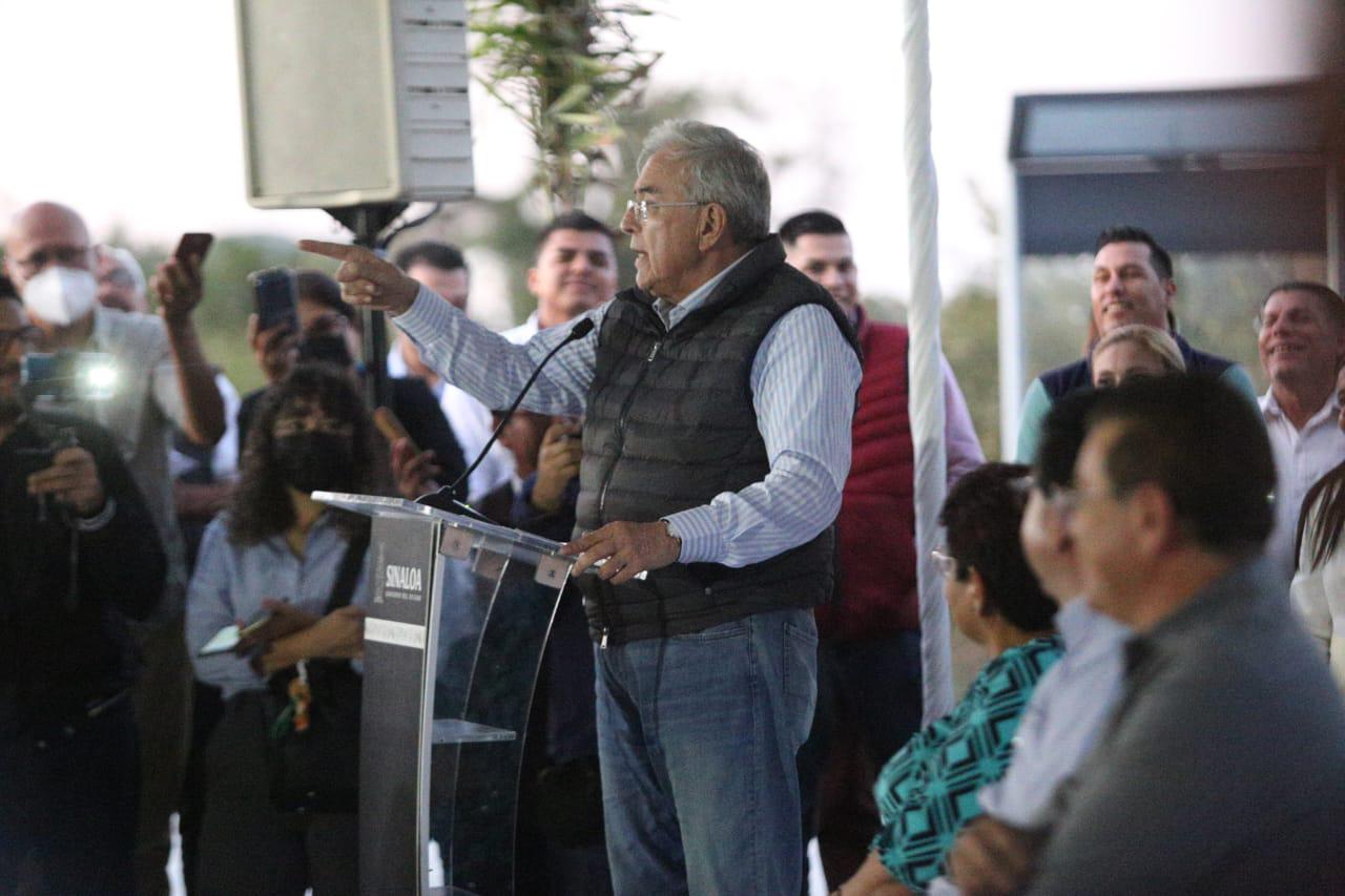 $!Inaugura Rocha ampliación de la Avenida Santa Rosa, en zona popular de Mazatlán