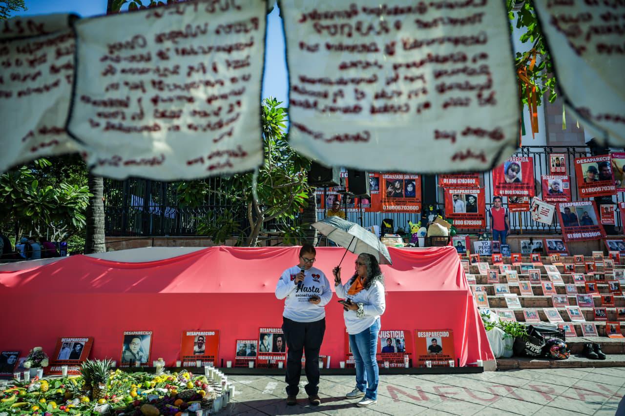$!Devela Sabuesos Guerreras memorial de personas desaparecidas en Culiacán