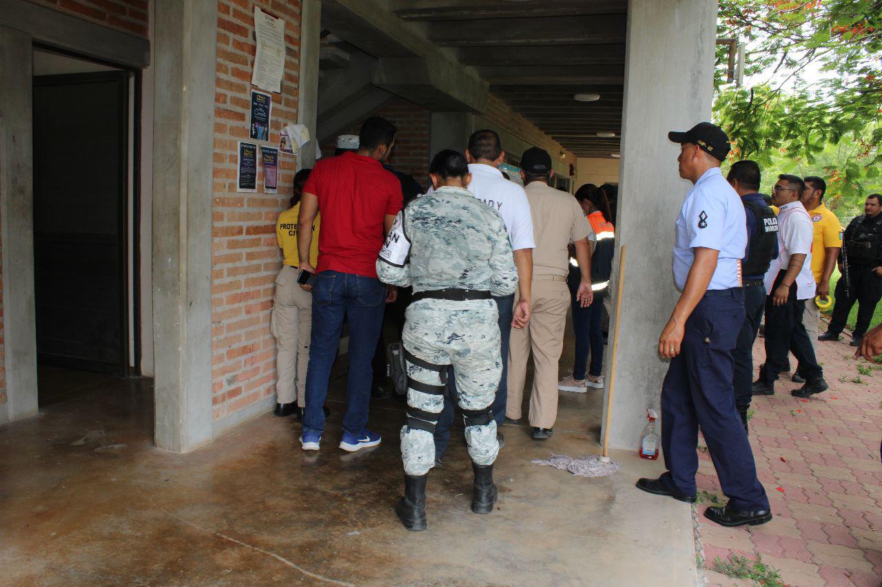 $!Activan simulacro del Plan DNIII en Escuinapa para temporada de lluvias