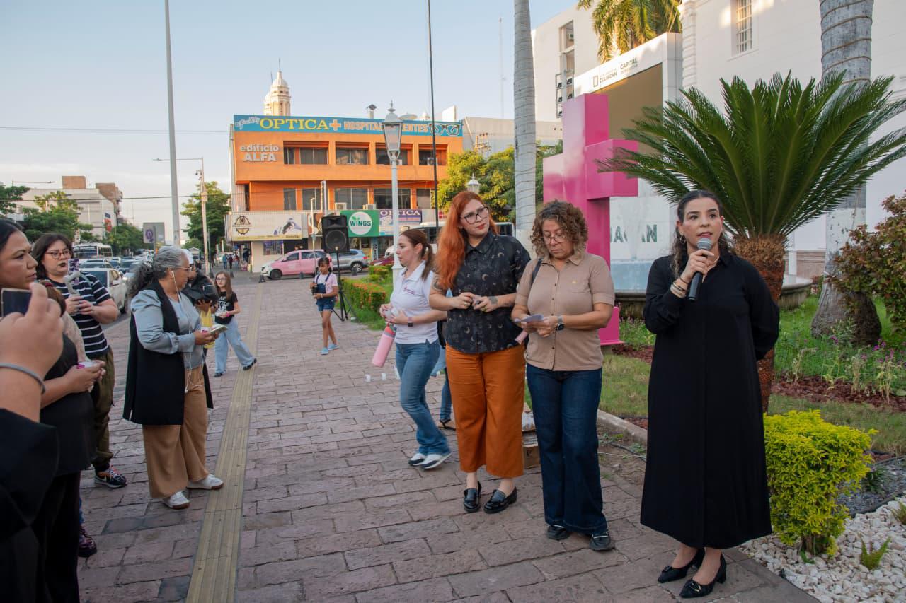 $!Instalan memorial permanente para víctimas de feminicidio en Culiacán