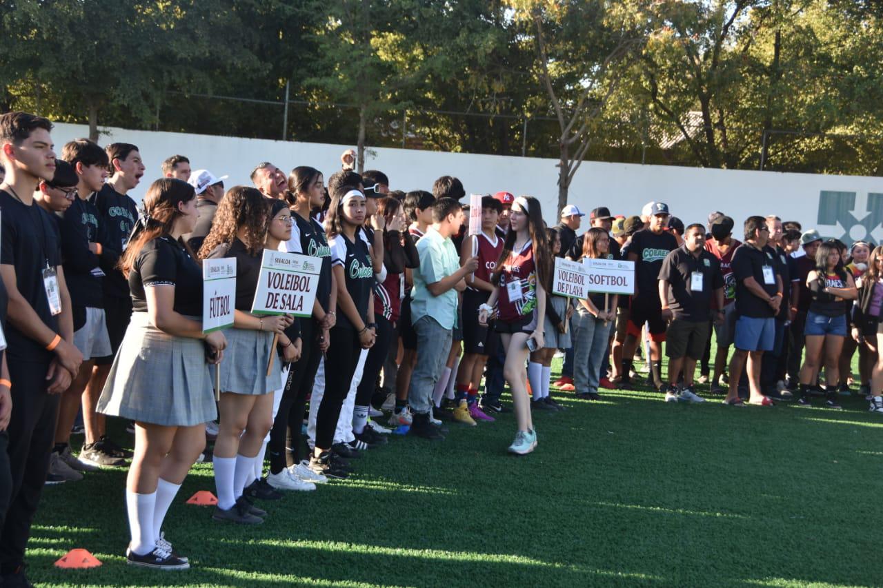 $!Inauguran autoridades los Juegos Deportivos Estatales Cobaes 2024