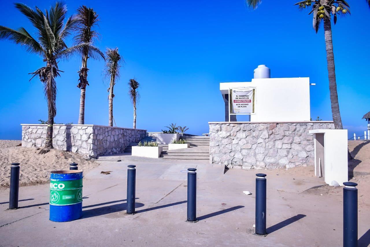 $!Tiene Mazatlán tres nuevos accesos de playa en Cerritos