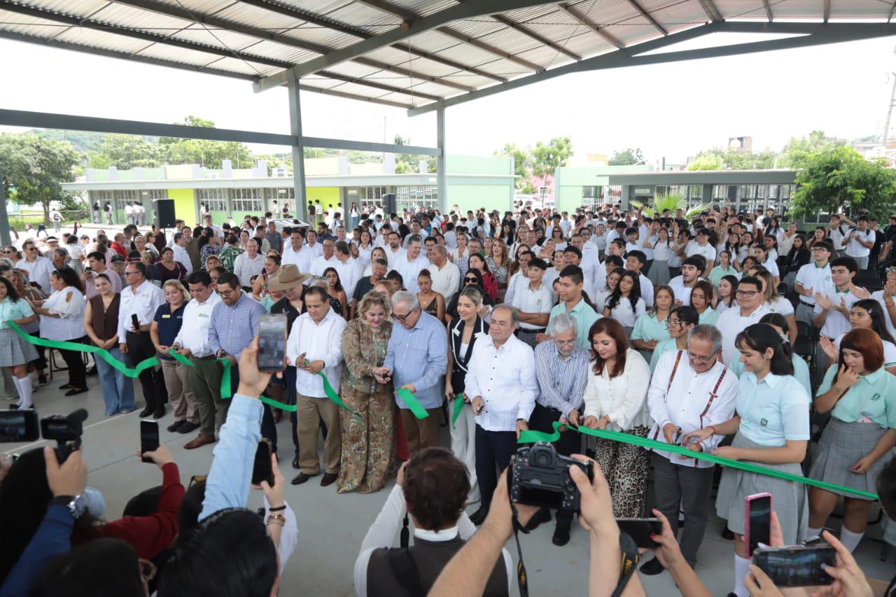 $!Con la inauguración oficial del plantel 37, autoridades dan el banderazo al ciclo escolar 2025-2026 para los Cobaes en Sinaloa