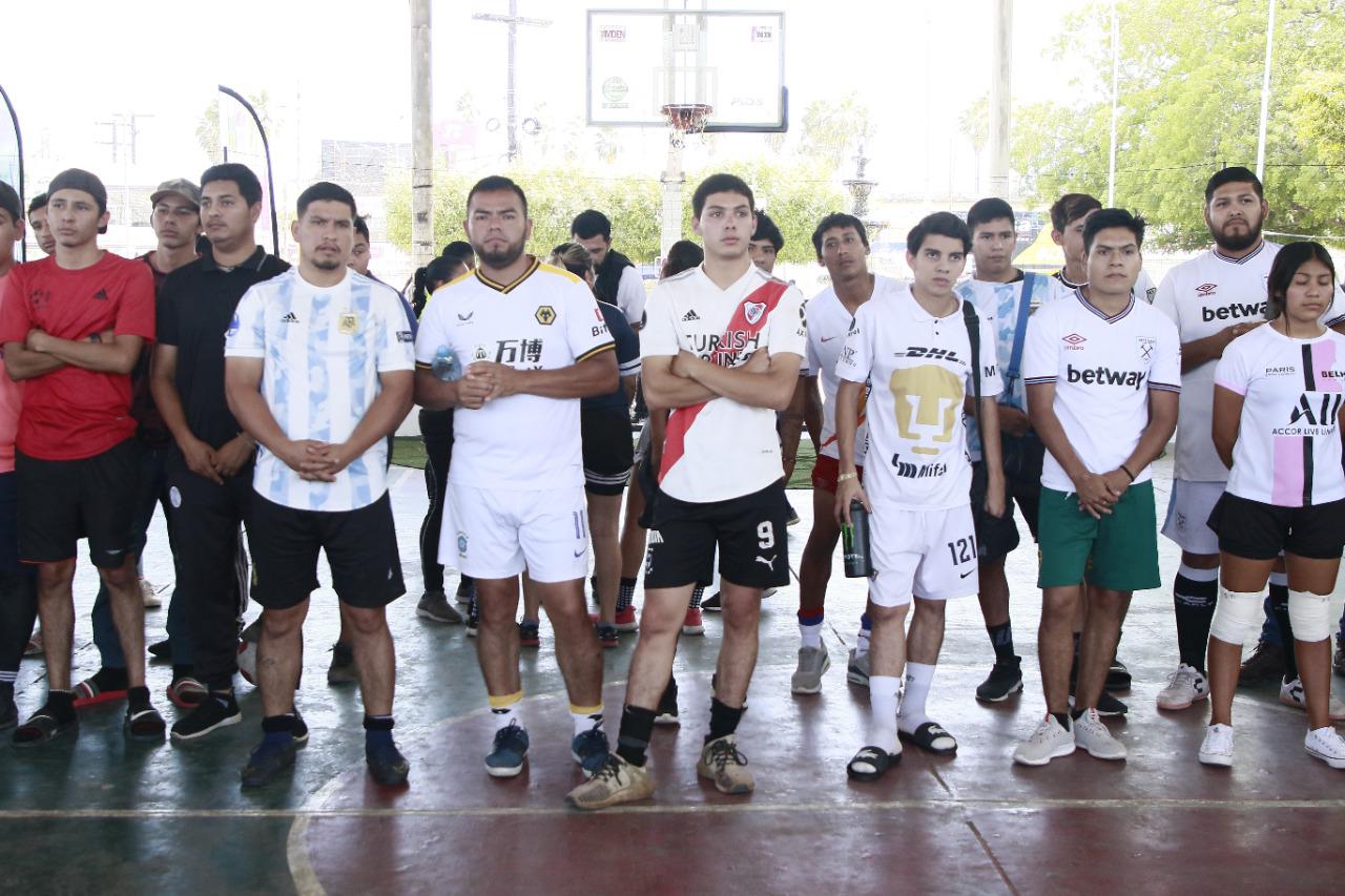 $!Inauguran en Navolato el torneo estatal De la Calle a la Cancha de Fundación Telmex