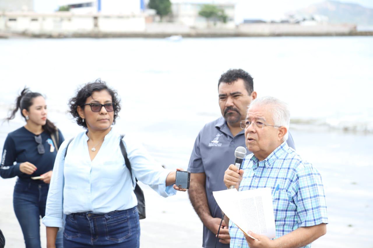 $!Playa Norte es la bahía más contaminada de Mazatlán, revela estudio de Facimar