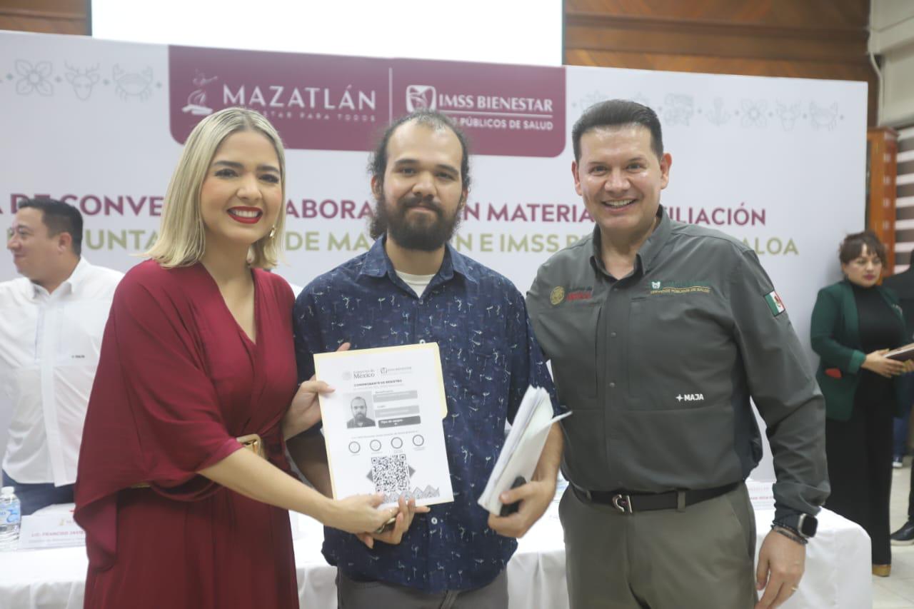 $!Firman convenio de colaboración el Ayuntamiento de Mazatlán y el IMSS Bienestar Sinaloa