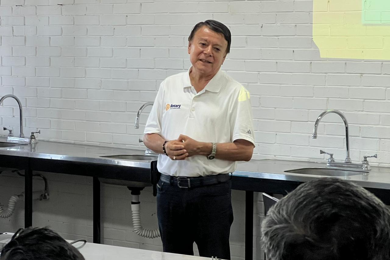 $!Carlos Butchart Ramos, responsable de gestión en Club Rotario Culiacán Oriente.