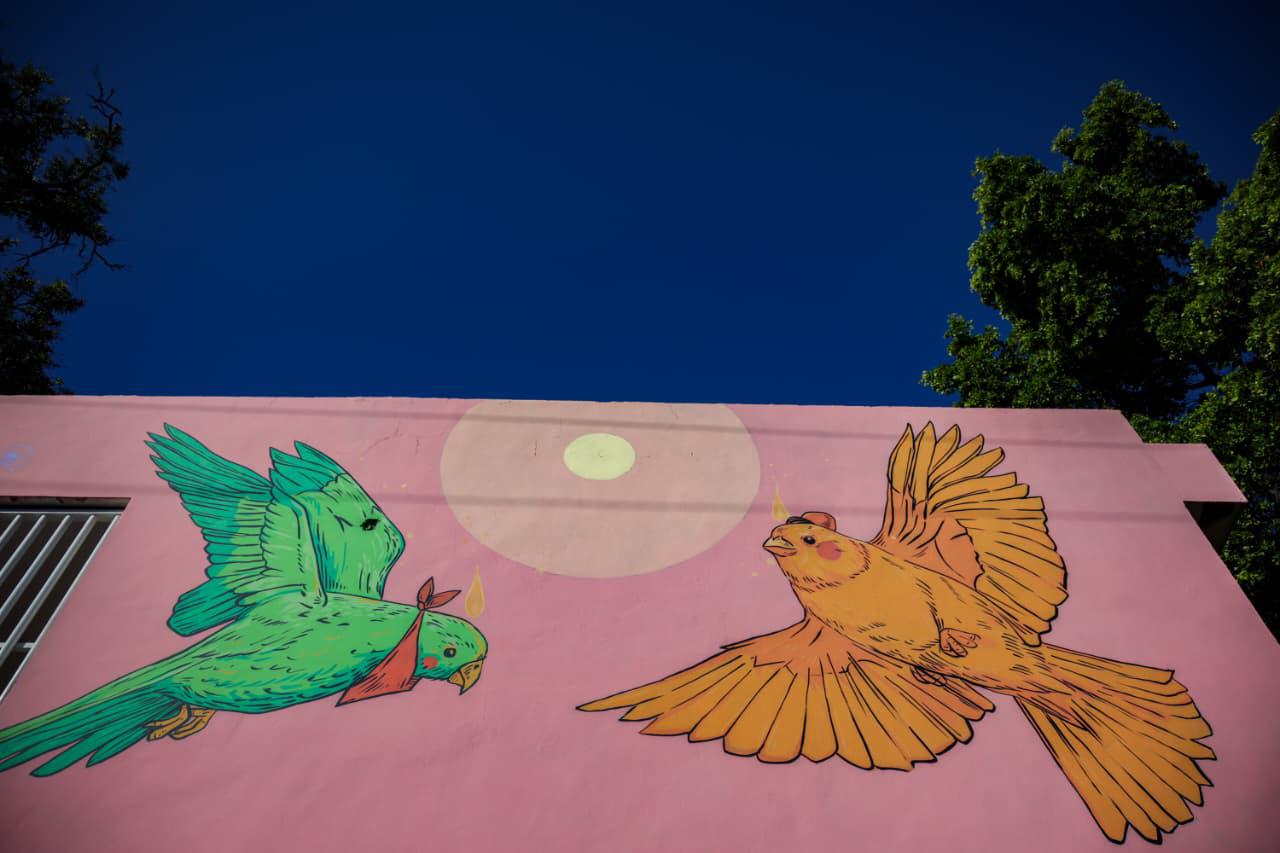 $!Inauguran mural por la paz en la Primaria Sócrates de Culiacán; niños asesinados son representados en el mismo