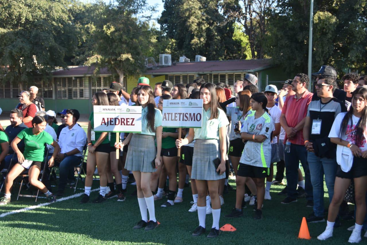 $!Inauguran autoridades los Juegos Deportivos Estatales Cobaes 2024