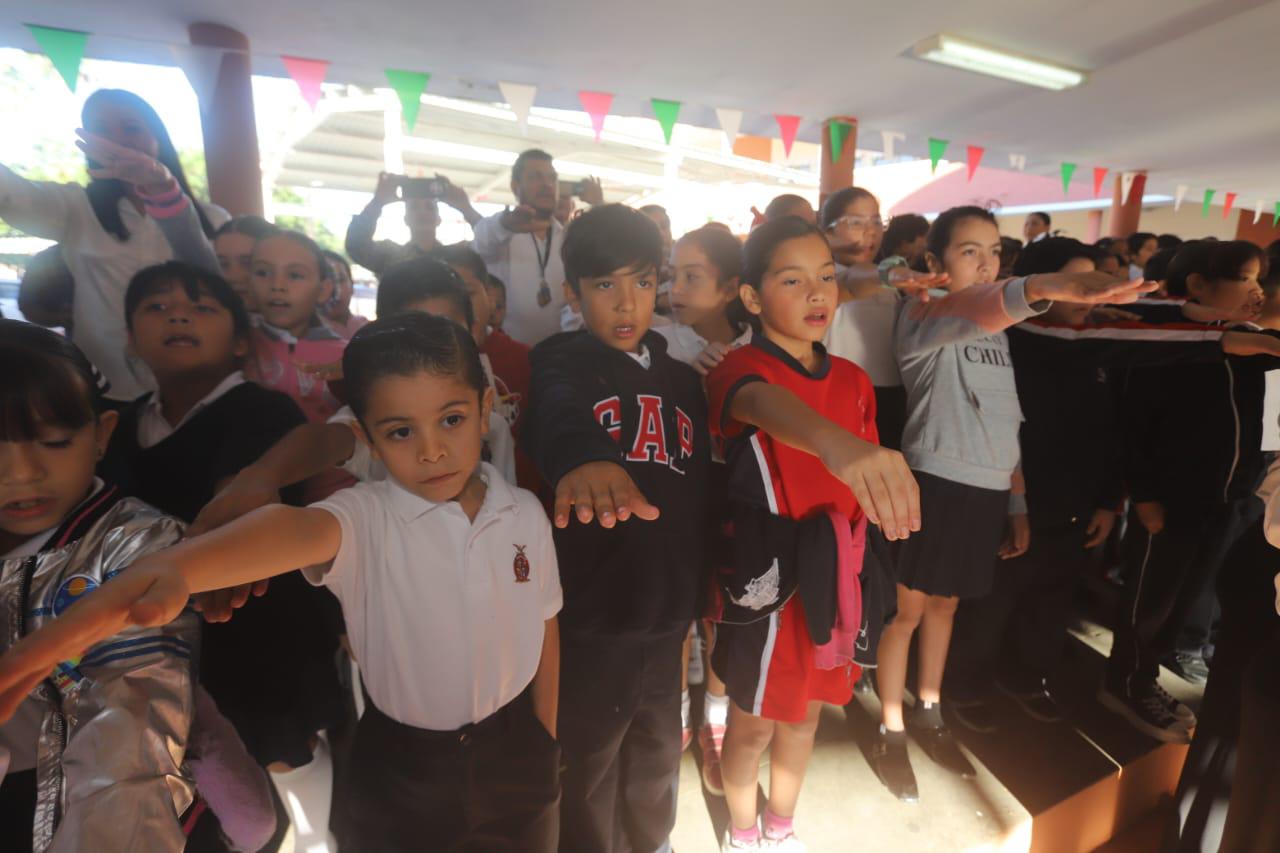 $!Realizan Lunes Cívico en Escuela Primaria ‘General Ángel Flores’, en Mazatlán