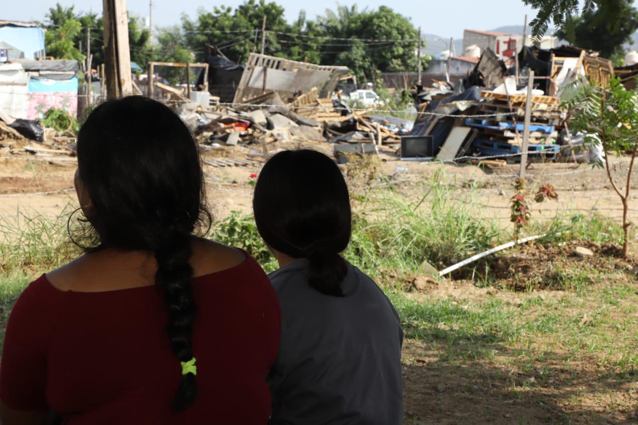 $!Viven en la incertidumbre familias desalojadas de la Invasión Ampliación San Jorge en Mazatlán