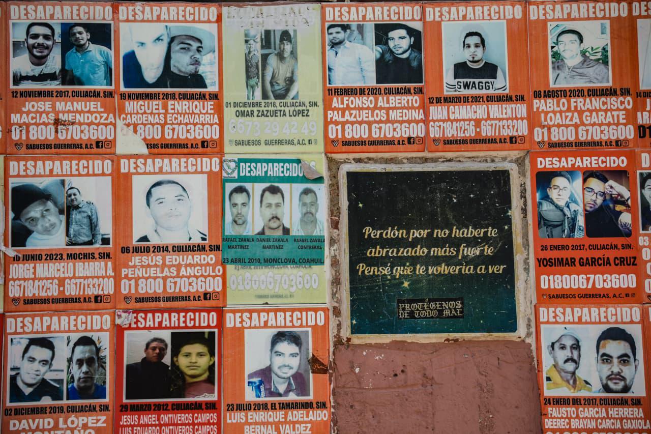 $!El rostro de personas desaparecidas en Sinaloa ocupará un mural en Culiacán
