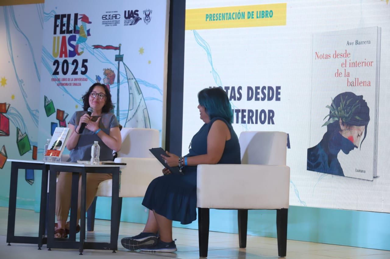 $!La autora comentó que su novela la escribió en tiempos de pandemia.