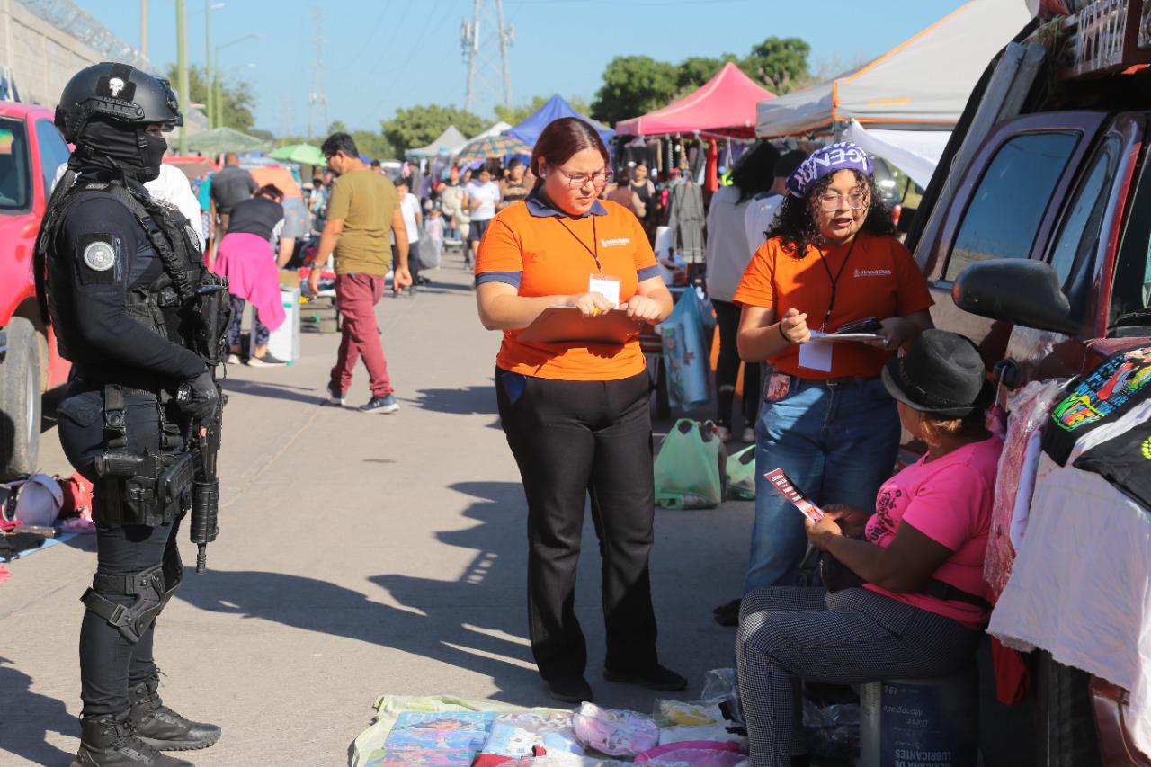 $!SSP Sinaloa se suma contra violencia hacia mujeres y niñas con ‘Caravana Naranja’