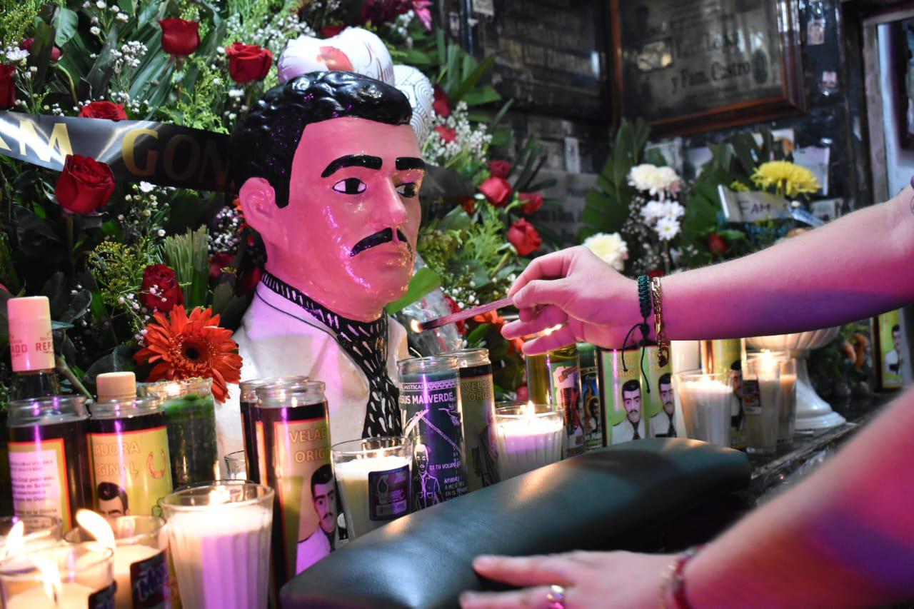 $!Recuerdan a Jesús Malverde, el bandido prócer de Culiacán