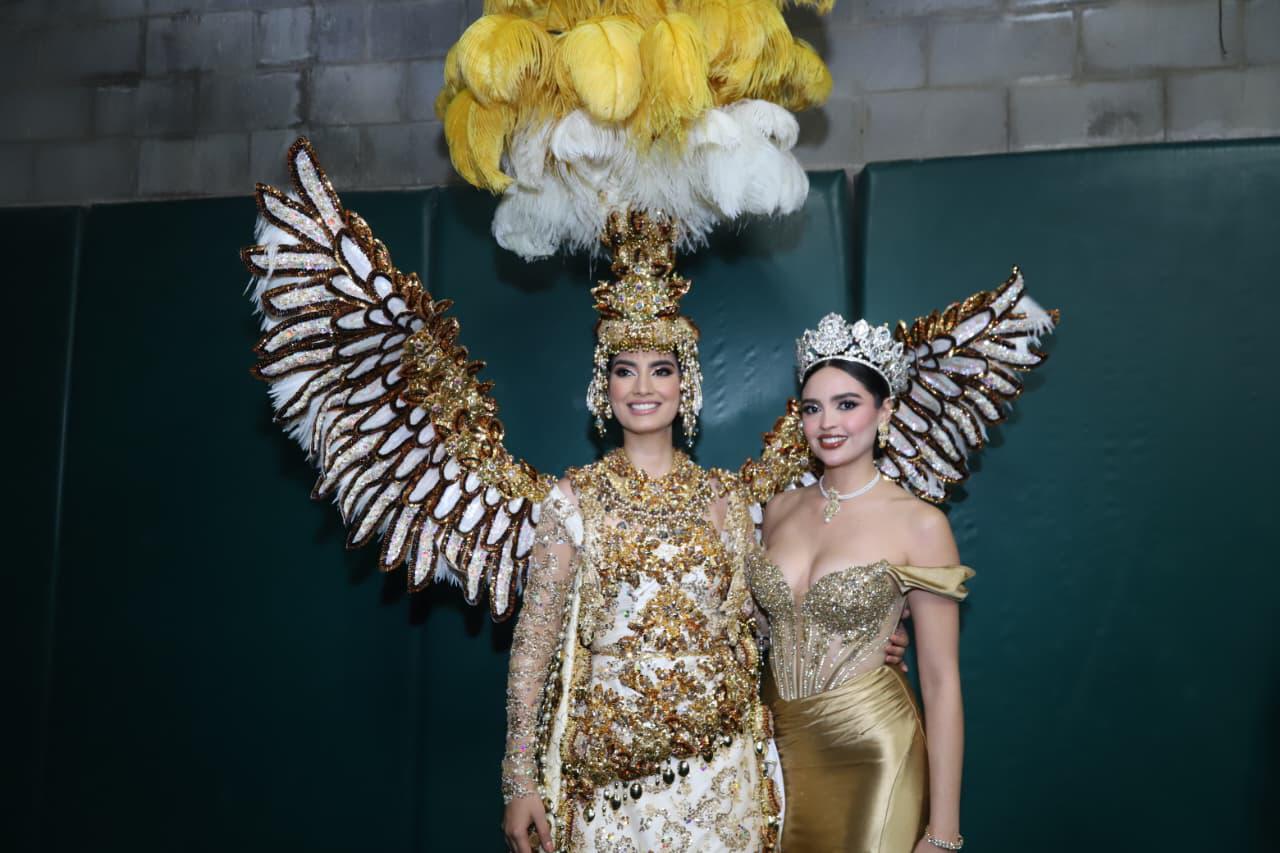$!Anahí Esparza y Lucero Lizárraga, Reinas del Carnaval de Mazatlán 2026 y 2025, respectivamente.