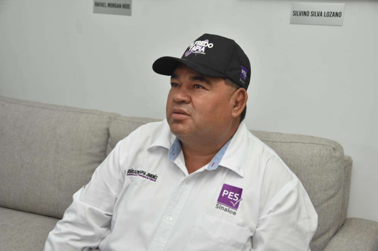 $!“Se trata de hacer equipo con la ciudadanía”: Alfredo Tapia, candidato del PES a Alcaldía de Culiacán