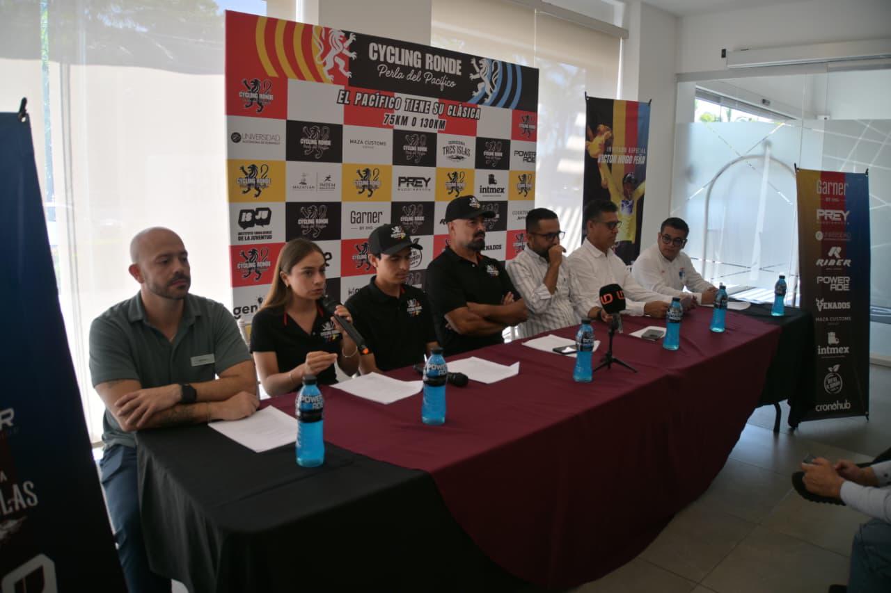 $!Presentan el evento ciclístico Cycling Ronde ‘Perla del Pacífico’ en Mazatlán con Víctor Hugo Peña como invitado de honor