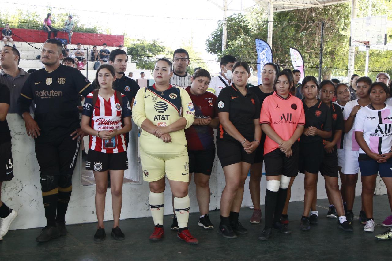 $!Inauguran en Navolato el torneo estatal De la Calle a la Cancha de Fundación Telmex