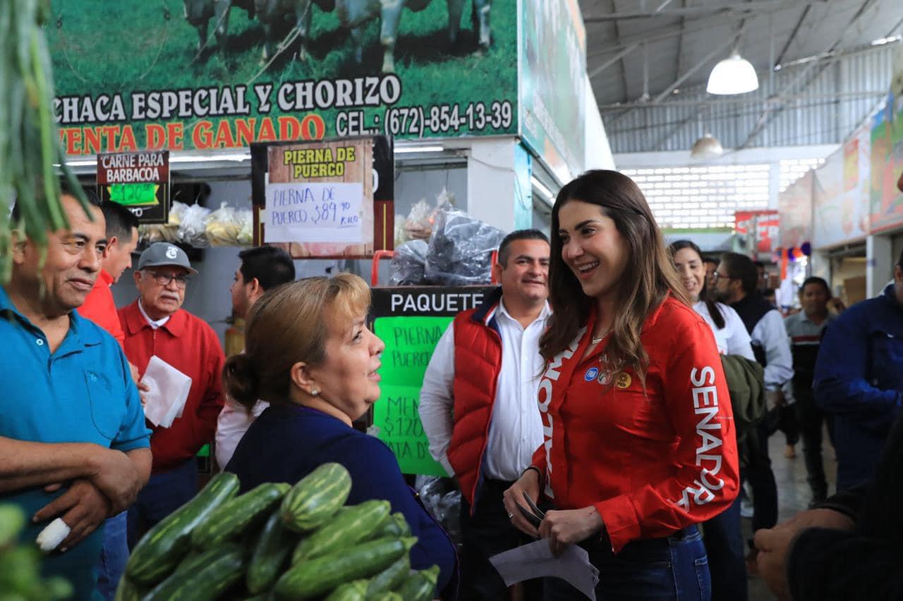 $!Promete Paloma Sánchez programas sociales para sectores productivos