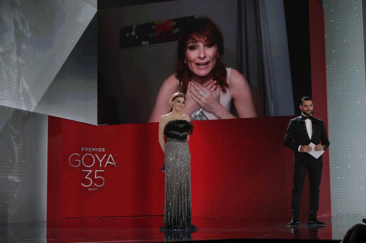 $!Nathalie Poza consigue el Goya a Mejor Actriz de Reparto.