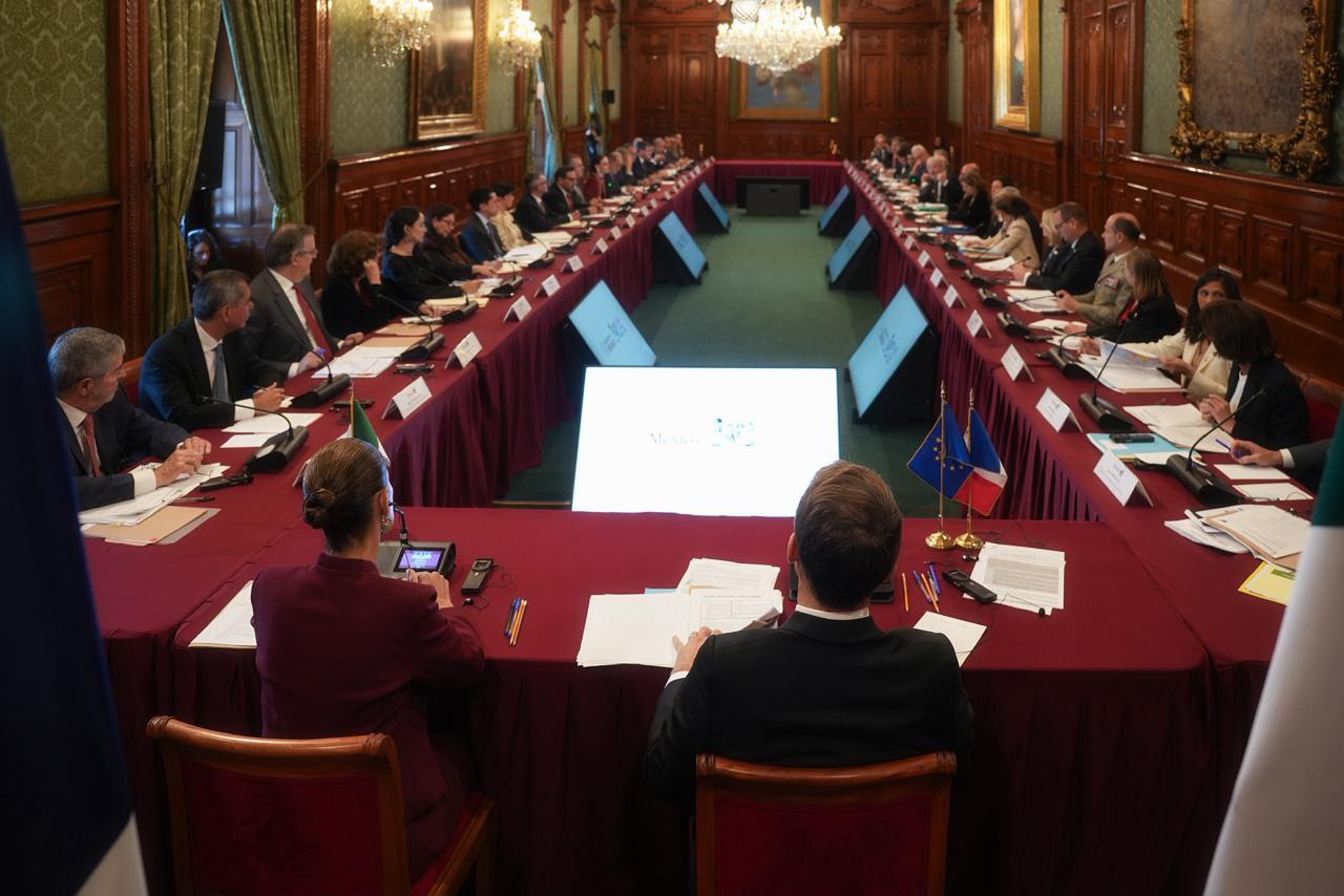 $!Sheinbaum y Macron fortalecen relación bilateral: México y Francia reactivan Consejo Estratégico y acuerdan intercambio de códices