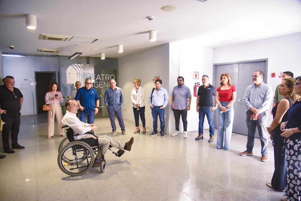 $!Ayuntamiento de Ahome prepara plan integral de rescate y conservación para el Teatro Ingenio
