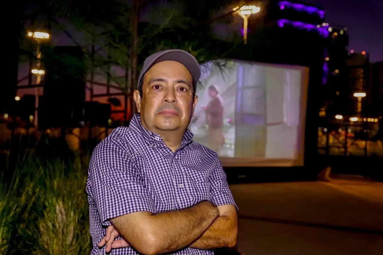 $!Julio Recinos, coordinador del Cinematógrafo del CMA, agradeció la asistencia de las familias a la primera función.