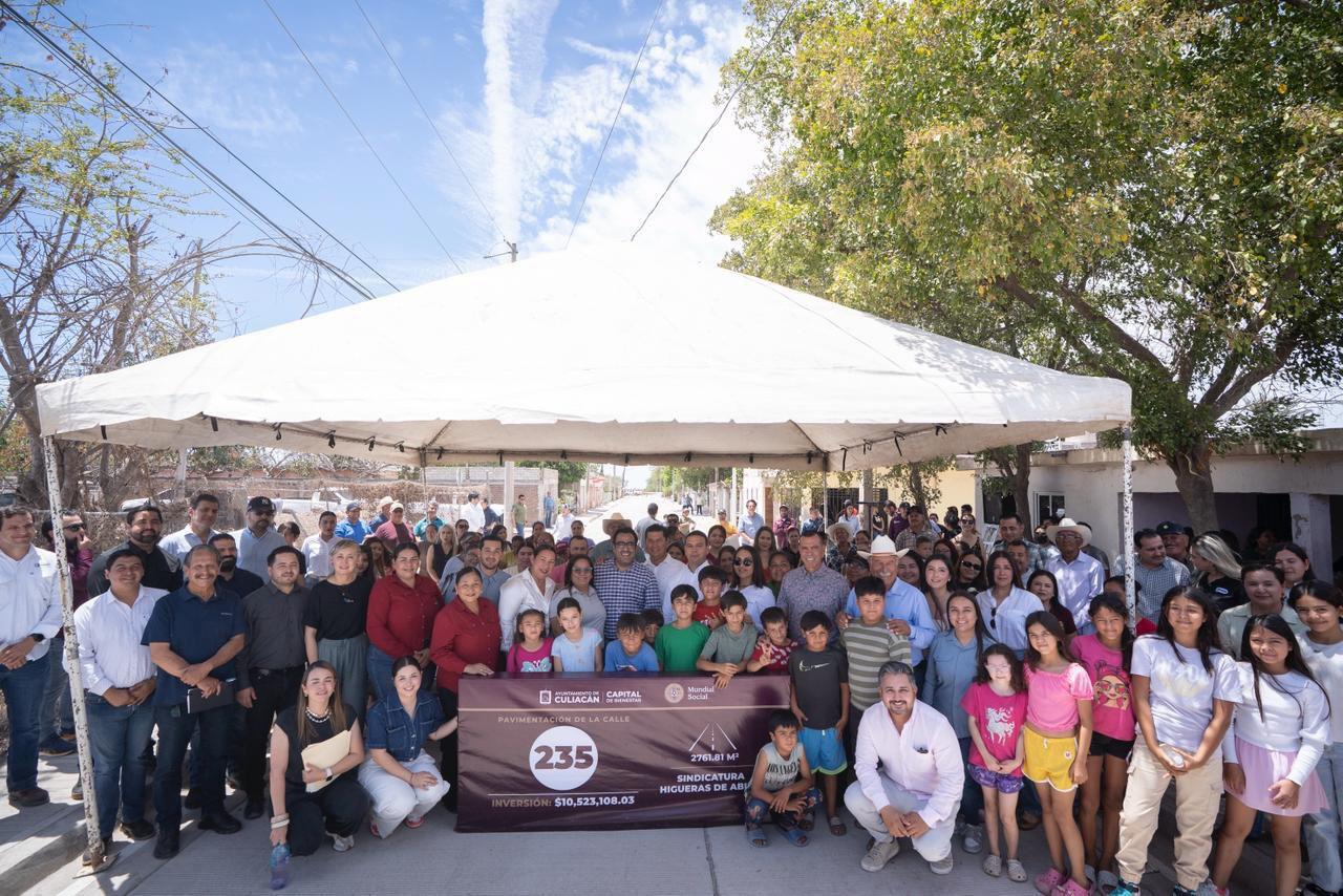 $!Gobierno de Culiacán lleva obras por más de $32 millones a sindicaturas del sur