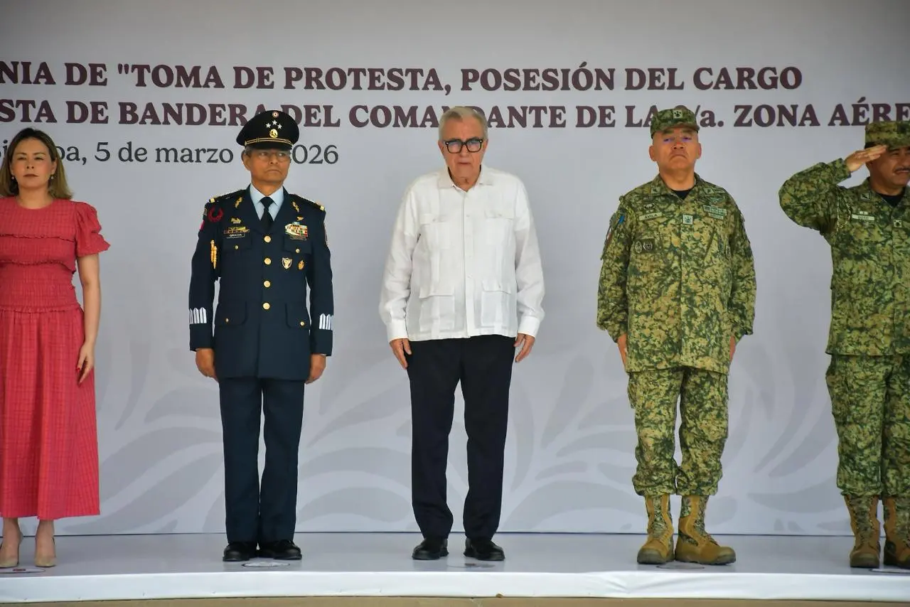$!Rinde protesta Édgar Emmanuel Campos como Comandante de la 9ª Zona Aérea Militar en Culiacán