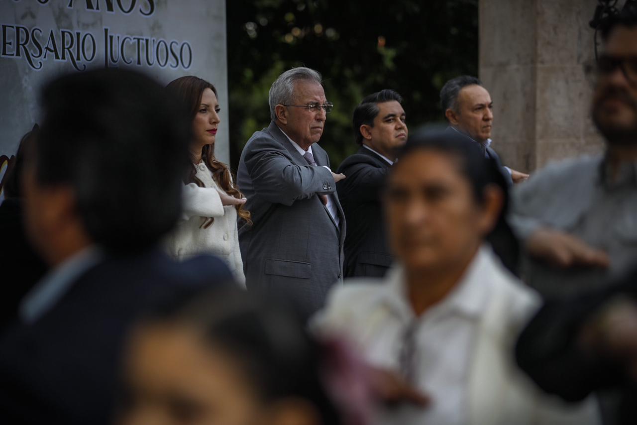 $!El General Rafael Buelna fue un hombre de una sola pieza: Rocha Moya