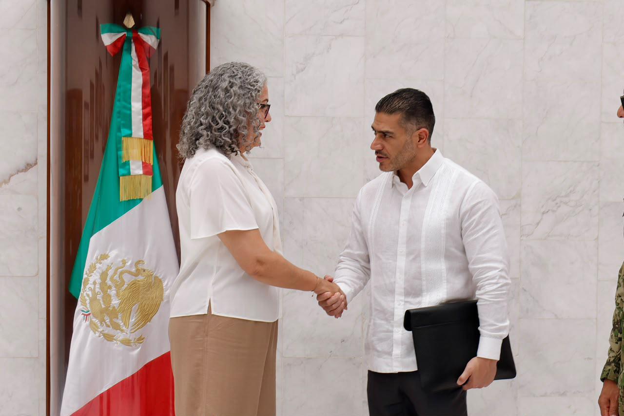 $!Se reúne Graciela Domínguez con Gabinete de Seguridad en Mazatlán; acuerdan reforzar seguridad en Sinaloa