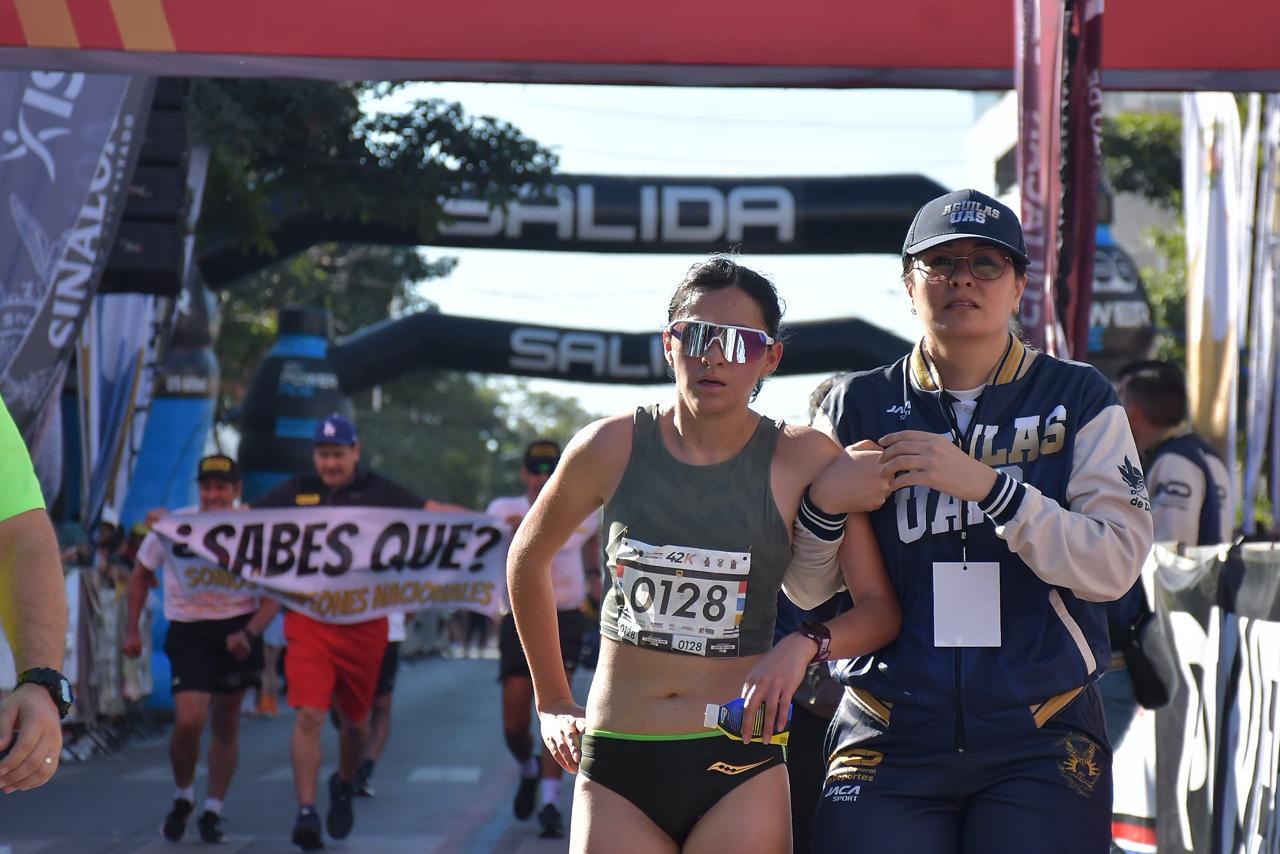 $!Alfred Kipserem y María Ruiz conquistan el Maratón Internacional de Culiacán 2026