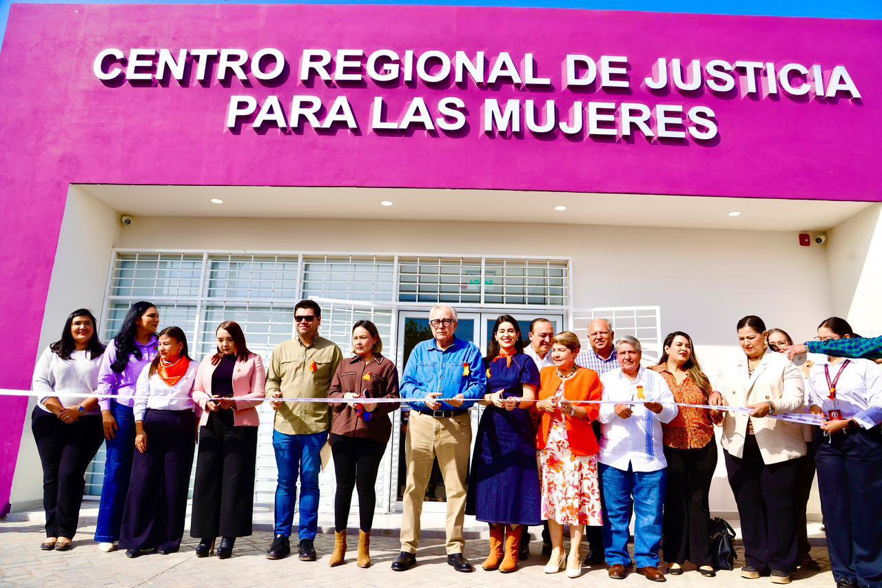 $!Sinaloa, único estado del noroeste con cuatro Centros de Justicia para Mujeres; se inaugura el centro en Guasave