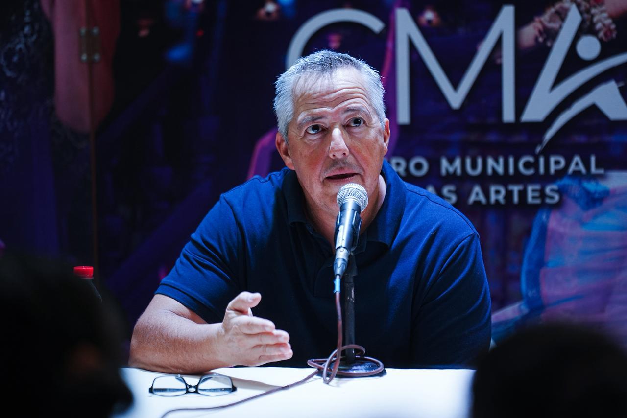 $!El chef Héctor Peniche durante su participación en el evento.