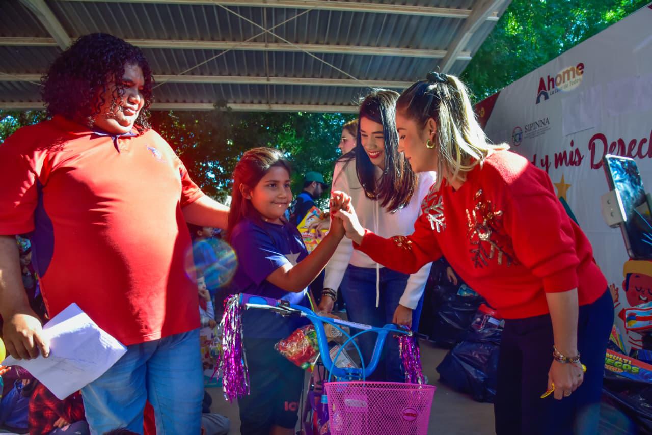 $!Celebran posada navideña para niñas y niños de comunidades rurales de Ahome