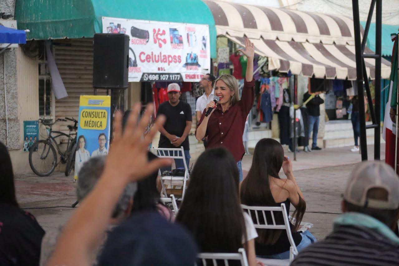 $!Inicia Estrella Palacios gira por Sinaloa con asambleas informativas de Morena