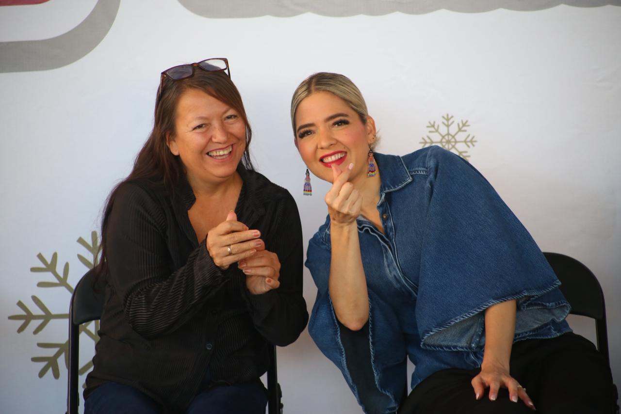 $!Realizan en la Juárez la segunda edición del ‘Mercadito Navideño del Bienestar’